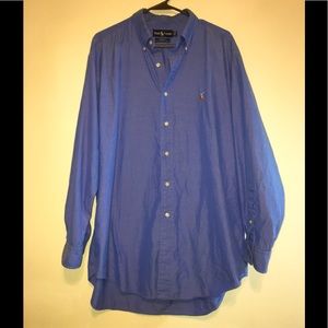 Men's Ralph Lauren Yarmouth Button Down Shirt Size 17-34